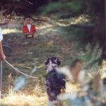 Alice beim Schlitten